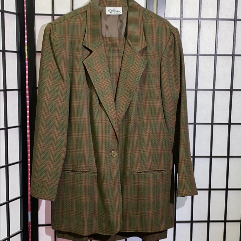 Vintage Katie Brooke Skirt Set Size 12/14